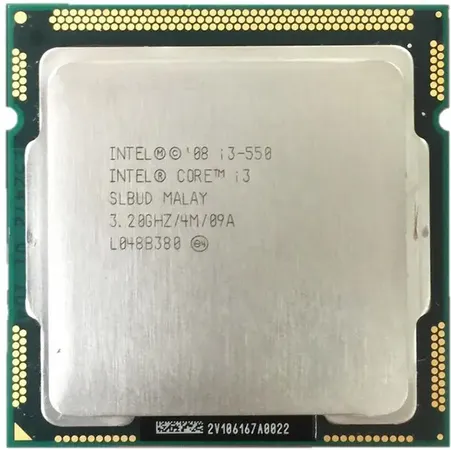 Intel 1st Generation Core i3 550 Processor LGA 1156 Supported 3.2 GHz LGA 1156 Socket 2 Cores 4 Threads 4 MB Smart Cache Desktop Processor