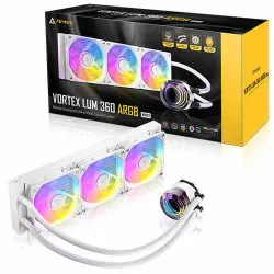Antec VORTEX LUM 360 ARGB AIO CPU Liquid Cooler White