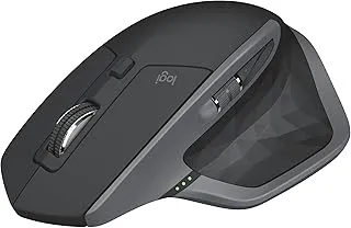 Logitech MX Master 2S Bluetooth Edition Wireless Mouse, Multi-Surface, Hyper-Fast Scrolling, Ergonomic, Rechargeable, Connects Up to 3 Mac/PC Computers