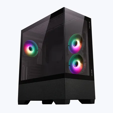 ZEBRONICS Atlas ATX Mid Tower Cabinet ( Black )