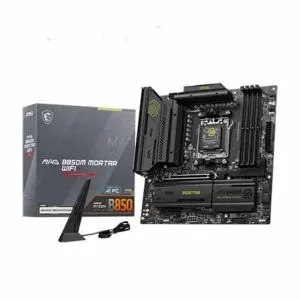 MSI MAG B850M Mortar WiFi DDR5 AMD AM5 M-ATX WiFi 7 PCIe 5.0 Gaming Motherboard