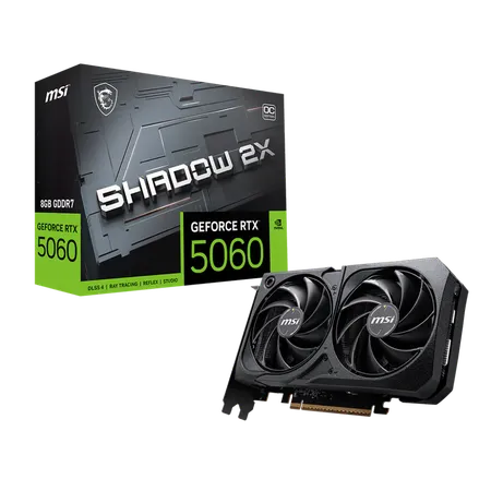 MSI GeForce RTX 5060 Shadow 2X OC 8GB Nvidia Graphic Card