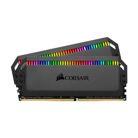 CORSAIR Dominator Platinum RGB 32GB ( 16GBx2 ) 3200MHz DDR4 RAM ( Black ) ( CL16 )