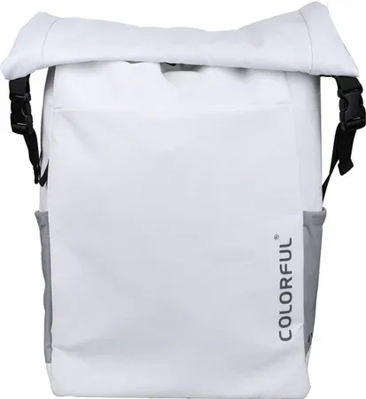 Colorful 17.3 inch inch Laptop Backpack (White)