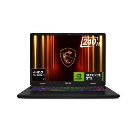 MSI CROSSHAIR A16 HX AMD RYZEN 7 8840HX PROCESSOR/DDR5 8GB*2/1TB NVME PCIE SSD GEN4X4/AMD WI-FI 6E RZ616/WINDOWS11 HOME/NVIDIA GEFORCE RTX 5060 LAPTOP GPU, GDDR7 8GB/2 YEAR WARRANTY D8WFKG-036IN