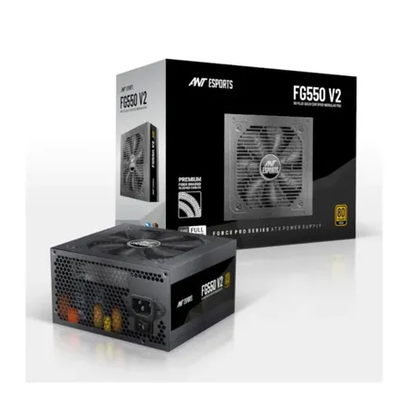 Ant Esports FG550 V2 550W 80 Plus Gold Fully-Modular Power Supply (FG550 V2)