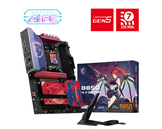 MSI B850 MLG Edition DDR5 ATX Wi-Fi 7 Motherboard
