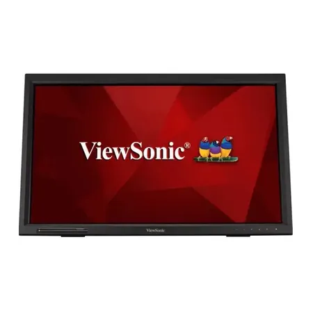 ViewSonic TD2423 60.45Cm (23.8") FHD Touch Monitor 1080, IR10-Point Touch, 7H Hardness, 75Hz, Dual Speakers, Finger|Glove|Stylus Compatible, USB 2.0 (Type A x 2; Type B), HDMI, DVI, VGA