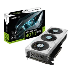 GIGABYTE GeForce RTX 4070 Super Eagle OC ICE 12G Graphics Card GV-N407SEAGLEOC ICE-12GD