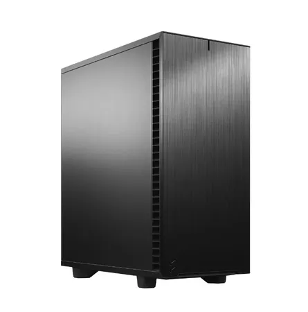 Fractal Design Define 7 Compact Black Mid‑Tower Cabinet with USB Type‑C, Sound‑Dampened Steel Panels, ATX Support & Up to 360 mm Radiator Support