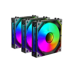 Ant Esports Infinity Flow ARGB – 120mm PWM Cabinet Fan Triple Pack