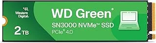 Western Digital 2TB WD Green SN3000 NVMe Internal SSD - Solid State Drive - Gen4 PCIe, M.2 2280, Up to 5,000 MB/s - WDS200T4G0E