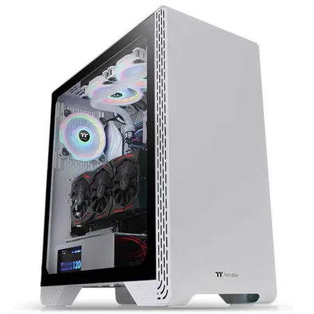 THERMALTAKE S300 ATX Mid Tower Cabinet (Snow) (CA-1P5-00M6WN-00)