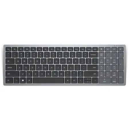 Dell KB740 Multi-Device 2.4 GHz Wireless Bluetooth Compact Keyboard - Titan grey