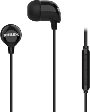 PHILIPS, FONE DE OUVIDO COM MICROFONE, TAE2146BK/00, COM FIO USB-C DE 1,2 METROS, INTRA-AURICULAR BLACK