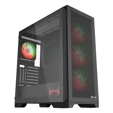 Dawg Y 720 ARGB ATX Mid Tower Cabinet (Y720-ARGB-BLACK)