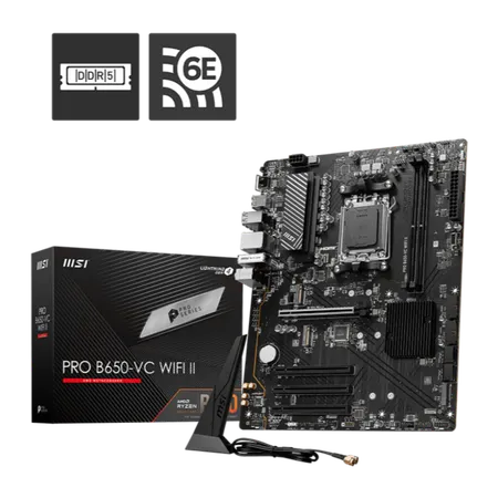 MSI PRO B650-VC WIFI II AMD AM5 ATX Motherboard