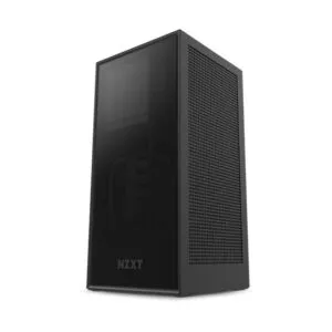 NZXT H1 Version 2 With PSU, AIO, and Riser Card (M-ITX) Mini Tower Cabinet (Matte Black)