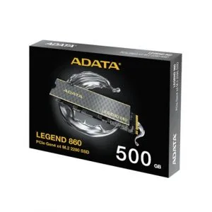 ADATA Legend 860 500GB NVMe Gen4 Internal SSD with Read Speed Up To 6,000MB/s & Compatible with PS5