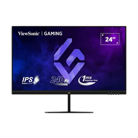 ViewSonic 60.96cm (24'') Full HD SuperClear IPS 240Hz Gaming Monitor 1ms| HDR10 |102%sRGB | AMD FreeSync | PS5 & Xbox compatibility | EyePro Tech | 250 nits|2xHDMI | 1xDP |-VX2479A-HD-PRO