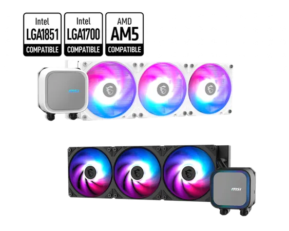 Msi Mag CoreLiquid A13 360mm CPU Liquid Cooler White