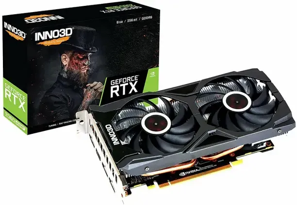 Inno3D GeForce RTX 2060 Super Twin X2 OC GDDR6 8 GB NVIDIA Chipset 256 bit 1665 MHz Graphics Card