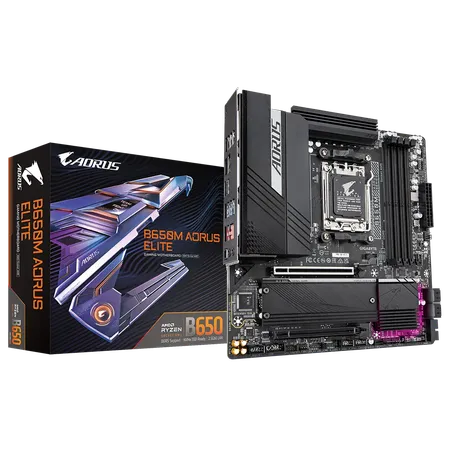 GIGABYTE GA-B650M AORUS ELITE AX AMD AM5 MOTHERBOARD