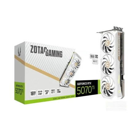 ZOTAC GAMING GeForce RTX 5070 Ti Solid Core OC White Edition 16GB Nvidia Graphic Card