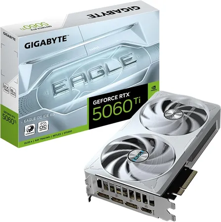 Gigabyte GeForce RTX 5060 Ti Eagle OC ICE 8GB GDDR7 Graphic Card GV-N506TEAGLEOC ICE-8GD