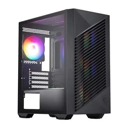 Msi PAG SHIELD M500A Auto RGB M-ATX Mini Tower Case 240mm (Black) Mother Board Size M-ATX,M-ITX