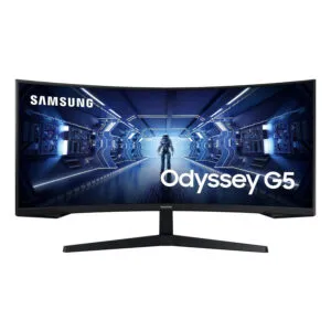 Samsung 34-inches LED Odyssey G5 Ultra WQHD 165 Hz Curved Gaming Monitor