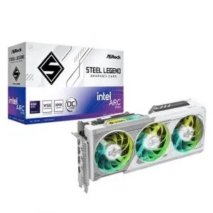 ASRock Intel Arc B580 Steel Legend 12GB OC Graphics Card (B580-SL-12GO)
