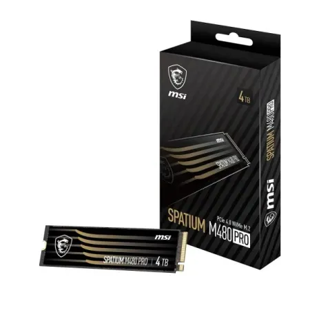 MSI Spatium M480 PRO 4TB PCIe 4.0 NVMe M.2 SSD