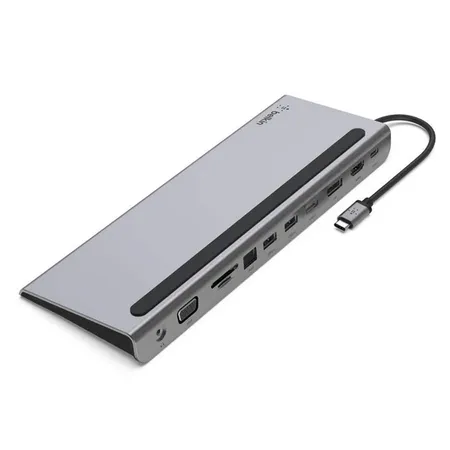 Belkin USB Type-C 4K HDMI Ethernet DP VGA USB-A 11-in-1 Multiport Dock