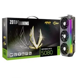 Zotac Gaming RTX 5080 Amp Extreme Infinity Ultra 16Gb GDDR7 Graphics Card (ZT-B50800BU-10P)
