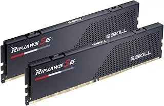G.SKILL RipJaws S5 Series (Intel XMP) 64GB (2 x 32GB) DDR5 6000 Mhz CL36-36-36-96 1.35V Desktop Memory RAM - F5-6000J3636F32GX2-RS5K