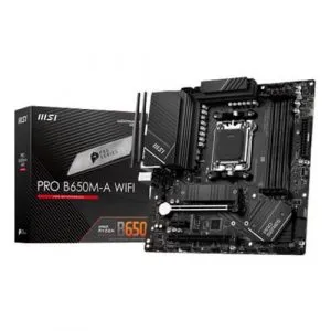 MSI Pro B650M-A WiFi DDR5 AMD AM5 M-ATX WiFi 6E PCIe 4.0 Gaming Motherboard