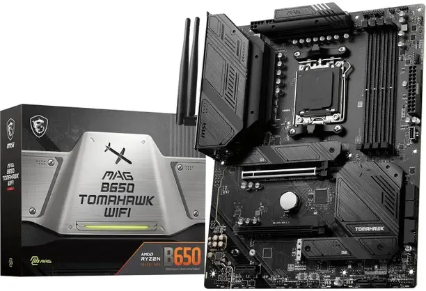 MSI MAG B650 TOMAHAWK WIFI AM5Socket ATX AMD B650 Chipset DDR5 Motherboard for Desktop