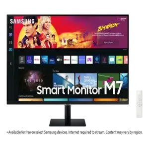 Samsung 81.3 cm (32″) M7 4K UHD Smart Monitor with Smart TV Experience Black