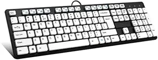 Circle C-23 Performer Wired USB Keyboard (White)