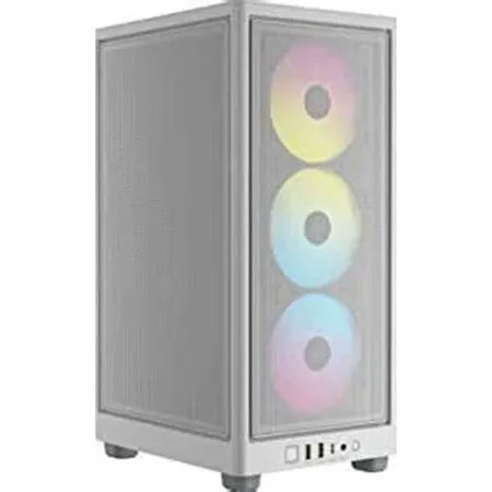 CORSAIR iCUE 2000D RGB Airflow ITX Mini Tower Cabinet (White)