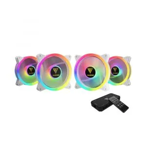 Gamdias AEOLUS M2-1204R White 120mm ARGB 4 Fan Kit