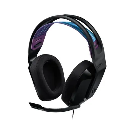 LOGITECH G335 Wired 3.5mm 7.1 Surround Gaming Headphone ( Black ) ( PC / Xbox )