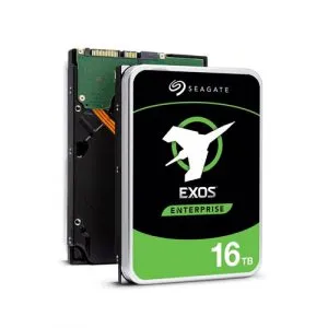 Seagate Exos X16 16TB 3.5-inch Enterprise Hard Drive with 7200 RPM and 256MB Cache