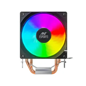 Ant Esports ICE-C200 V2 CPU Air Cooler with Rainbow LED Fan Support: Intel : LGA1700 / 115X / 1200/1366 x 775 & AMD : AM5, AM4, AM3+, AM3, AM2+, FM2, FM1