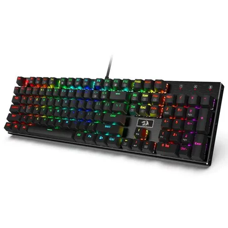 REDRAGON K556 RGB DEVARAJAS MECHANICAL (BROWN SWITCH) KEYBOARD BLACK