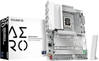 GIGABYTE Z890 AERO G Intel Core Ultra (Series 2) LGA 1851 Motherboard, ATX, DDR5, 5xM.2, PCIe 5.0, Thunderbolt 4, WIFI7, Dual 2.5Gbe LAN, EZ-Latch