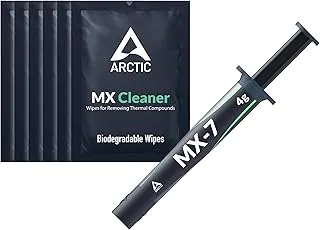ARCTIC MX-7 (4 g, incl. MX-Cleaner) - Ultimate Performance Thermal Paste for CPUs, Consoles, Graphics Cards, Laptops, Very High Thermal Conductivity, Long Durability, Non-Conductive, Non-Capacitive