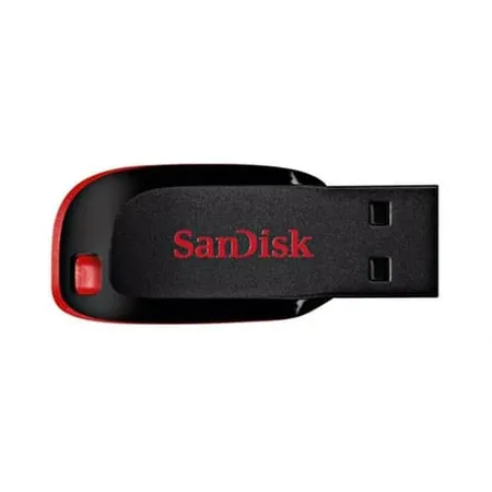 SanDisk Cruzer Blade 128GB USB 2.0 Red Pen Drive