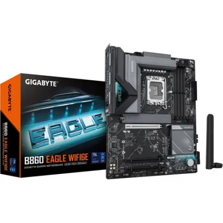 Gigabyte B860 EAGLE WIFI6E Intel DDR5 LGA1851 Socket ATX Motherboard Support Intel Core Ultra 200 Series